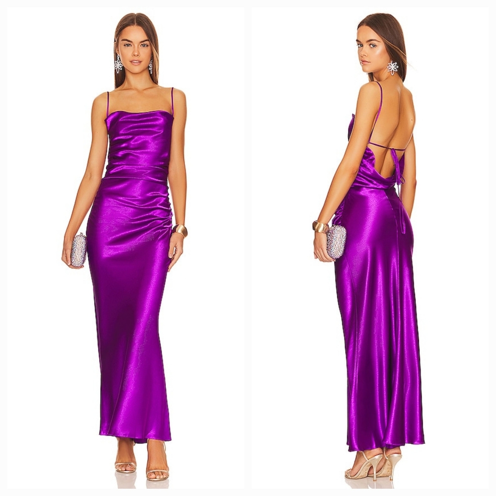 Superdown Lanthea Maxi Dress in Purple